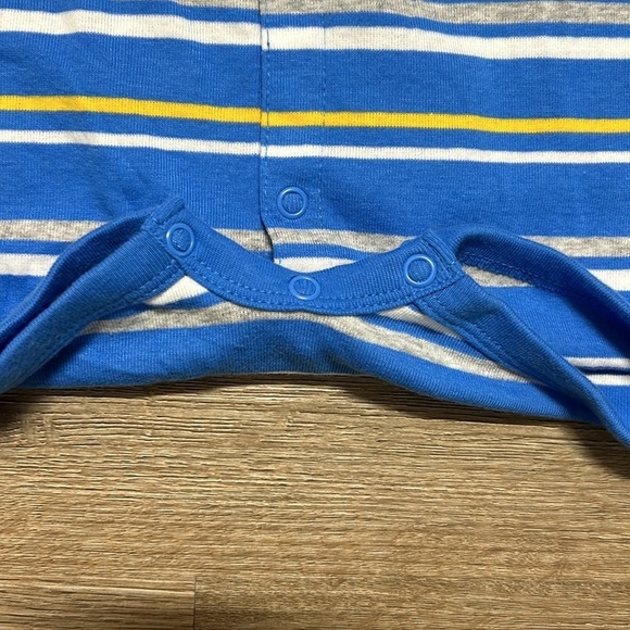 CARTERS Striped Puppy Romper - Picture 6 of 7